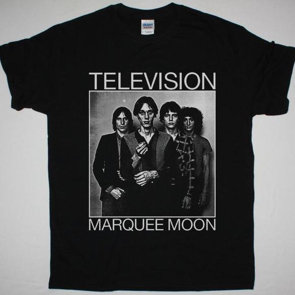 Television Marquee Moon Band New Black T-Shirt - Picture 1 of 4